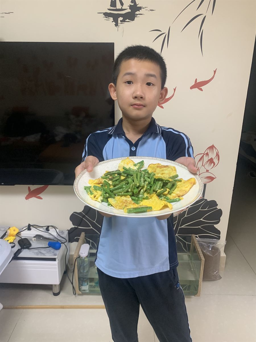 豆角炒蛋首秀
